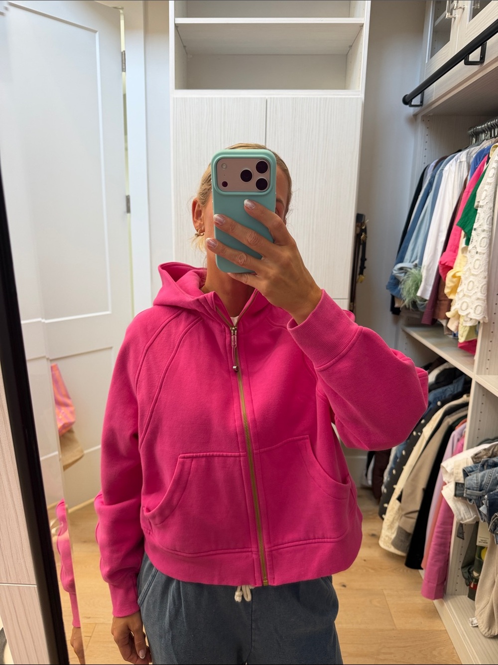 lululemon scuba full gold zip hoodie